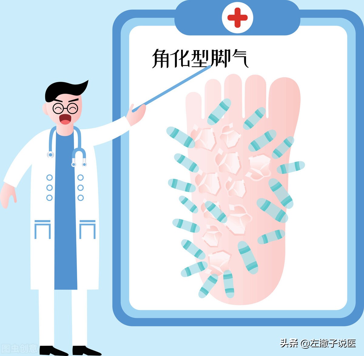 【医生提醒】角化型脚气的注意事项(图1) 【医生提醒】角化型脚气的注意事项