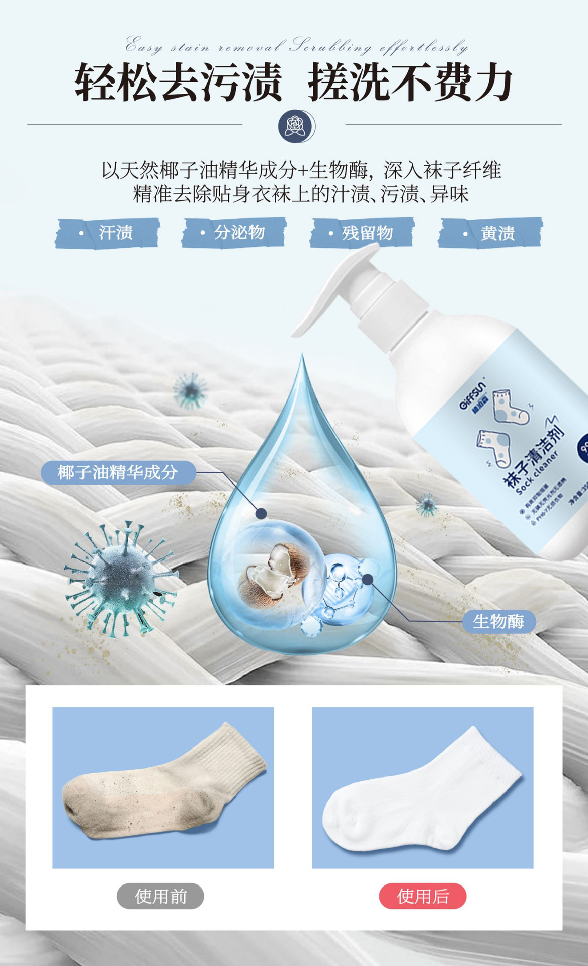 如何袜子高温杀菌去味(图1) 如何袜子高温杀菌去味
